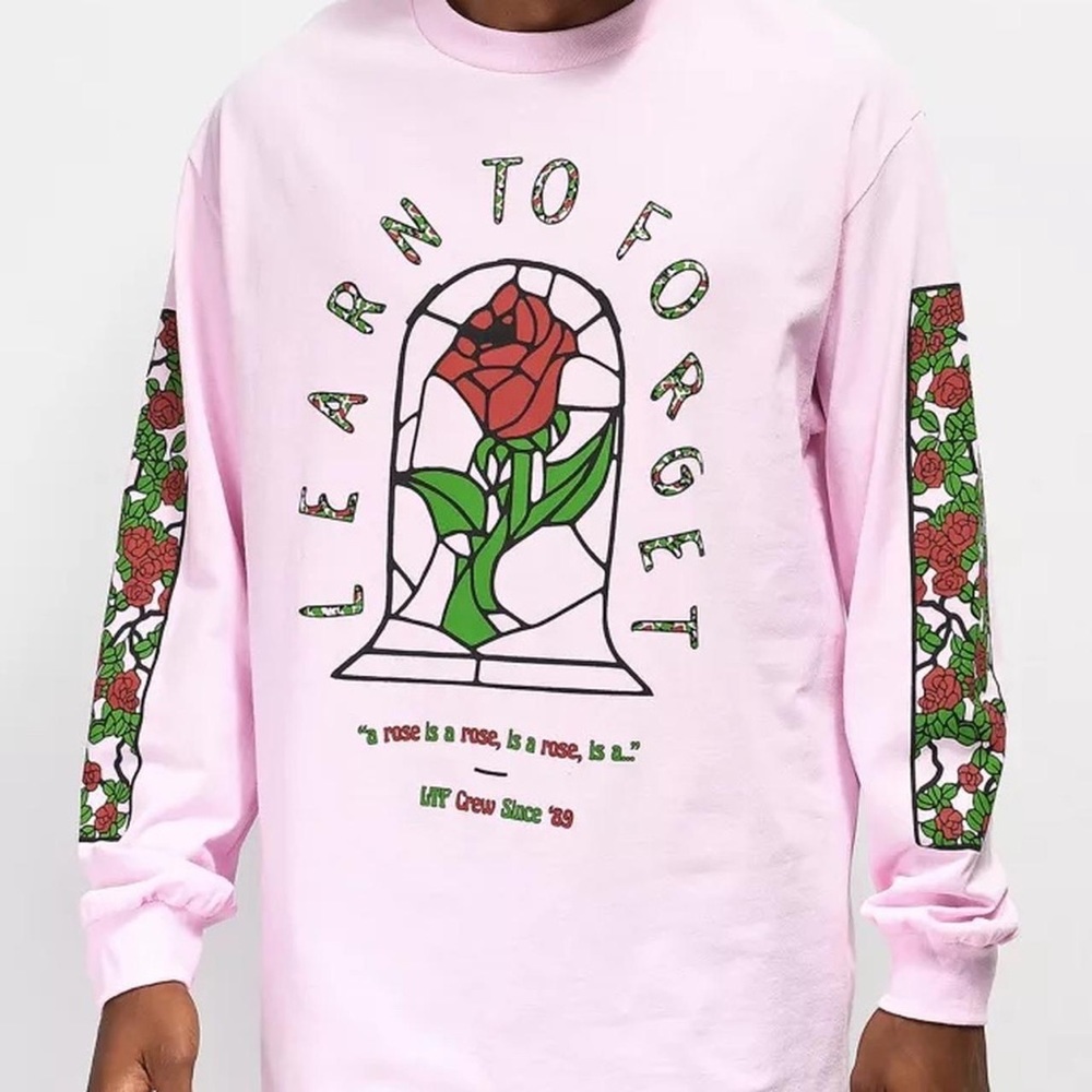 Learn To Forget “Stained Roses” Long Sleeve Tee